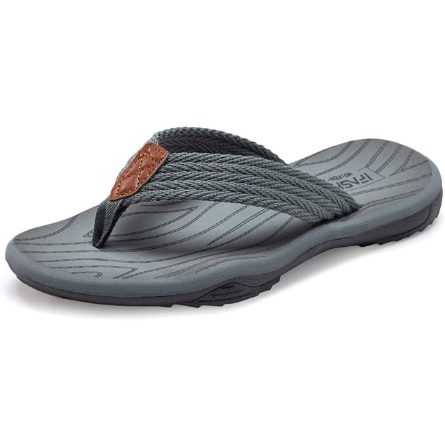 Chanclas para hombre Sandalias de tira cómodas Zapatos de playa para interiores y exteriores Adepaton WRMH-791-3