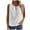 White, variant on Womens Tank Top $4.98 Plus Size Sleeveless Summer Eyelet Hollowed-Out Round-Necked Casual Tank Green M