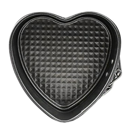 

xiuh cheese pan love heart cake shape non stick baking diy cake tray bread cake mould silver home & garden 2023