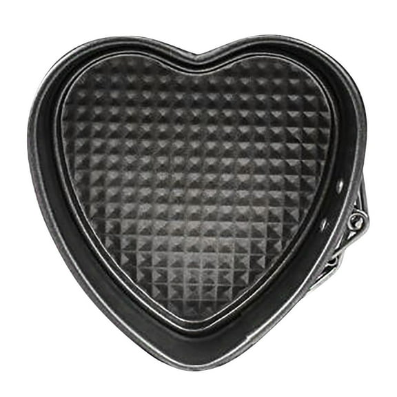 Heart Shaped Springform Pan 4 Inch Nonstick Heart Cheesecake Pan, Small Heart Cake Mold, Valentines Day Baking