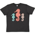 thumbnail image 3 of Inktastic Seahorse Ocean Sea Creatures Youth T-Shirt, 3 of 5