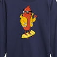 thumbnail image 3 of Instant Message - Hot Dog Skater - Toddler And Youth Long Sleeve Graphic T-Shirt, 3 of 6