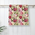 thumbnail image 5 of KLL Tulips Flowers Ultra Absorbent & Soft Hand Towels for Bath, Hand, Face, Gym and Spa-27.5x16in, 5 of 7