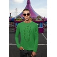 thumbnail image 2 of Old Glory Mens Halloween Vegetable Pickle Costume Long Sleeve Graphic T Shirt, 2 of 6