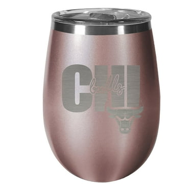 Chicago Bulls 10oz. Rose Gold Wine Tumbler