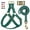 Green, variant on Pet Artist Step-in Dog Harness & Leash Set Personalized with Name & Number- Soft Leather Dog Harness with Heavy Duty Metal Buckle, Adjustable Vest for Medium & Large Dogs for Easy Walking & Training