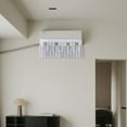 thumbnail image 5 of JIAHomeV Décoration Maison Housse de Climatiseur Rideau pour Salon Chambre Tissu Polyester Coupe-Vent Protecteur d'Unité AC Durable Léger Facile à Installer B,Taille Unique, 5 of 5