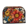 thumbnail image 7 of Rateoe Colorful Vintage Floral Pattern Pattern Toaster Covers 2 Slice Wide Slot,Bread Machine Cover,Bread Dust Cover & Fingerprint Protection,Appliance Covers, 7 of 7