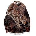 thumbnail image 1 of Camisa de hombre con estampado de botones, ropa de manga larga para salidas diarias, cuello en V, diseñador de moda, informal y transpirable, 1 of 6