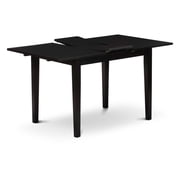 East West Furniture Dining Table Black, NFT-BLK-T