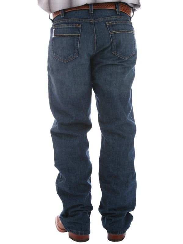 jeans with white label