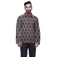 thumbnail image 1 of Atasi Long Sleeve Casual Clothing Printed Short Kurta For Men Ethnic Wear, 1 of 1