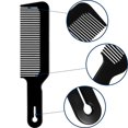 thumbnail image 4 of Paquete de 3 peines de peluquero, peine para máquina cortadora, peine para máquina cortadora de cabello con parte superior plana, 4 of 5
