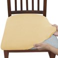 thumbnail image 2 of Stretch Universal Dining Chair Covers Removable Washable 1Pcs Dining Chair Slipcovers for Kitchen Banquet Home, Back Protector Beige, 2 of 5