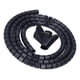 thumbnail image 4 of Organizador De Envolta De Cables En Espiral, De Gestió De Tomos De Bobinado De Cables, Color Negro, 20 Mm/0,79 Pulgadas, Para Hogar, Oficina, TV, DVD, PC, 4 of 7