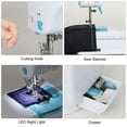 thumbnail image 3 of NEX Multi-functional Portable Professional Sewing Machine, Two Speed Control, Double Thread, 3 of 8