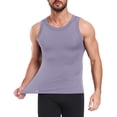 Aueoeo Mens Tank Top, Slim Fitted Sleeveless Muscle Shirt, Breathable ...