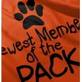thumbnail image 5 of Newest Member Of The Pack Paw Print Toddler Boy Girl T Shirt Infant Toddler Brisco Brands 24M, 5 of 6
