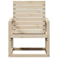 thumbnail image 3 of vidaXL Garden Chair Natural Pine Solid Pine Wood Medium Durable, 3 of 5