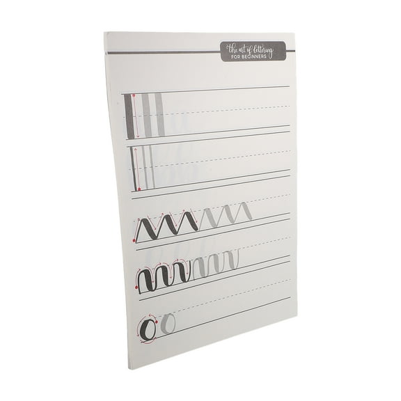 OUNONA Writing Copy Book Handbook Calligraphy Practice Book 28.40X20.40X1.00CM White