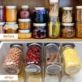 thumbnail image 4 of Cabinet Shelf Hanger Organizer, Suspended Food Storage Rack for Mason Jars, Space-Saving Kitchen Pantry Organizer for Spices, Cans, Under Shelf Basket B, 4 of 5