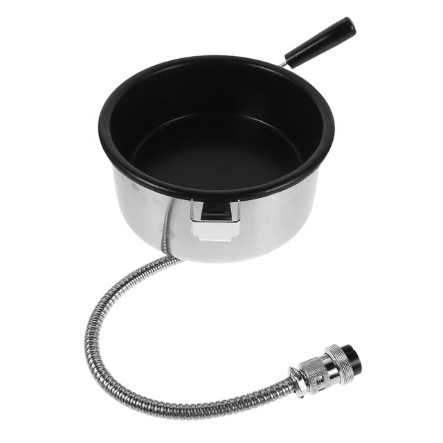 SEWCHICS Popcorn Maker Machine Pot with Silver Nonstick Coating for Home Party 1Set
