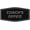 Black / Silver, variant on Signs ByLITA Fancy Coach's Office Sign - Laser-Engraved Lettering | Durable ABS Plastic | Vibrant Colors | Powerful Foam Tape (Black) - Small