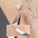 thumbnail image 4 of Pinzas para cejas profesionales hechas a mano, para depilar y quitar vello facial, 1 pieza, color plateado, 4 of 5