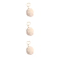 thumbnail image 3 of Billuyoard Fuzzy Ball Llavero Flexible Cómodo Encantador Llaveros Adorable Práctico Llaveros Mujeres para Niños Adultos Ancianos Estudiantes Beige 9 cm Type1 NO1 Billuyoard  CBP355783, 3 of 5