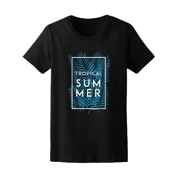 Tropical Summer Modern Design Tee Women's -Image by Shutterstock