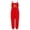 #02-Watermelon Red, variant on Kids Toddler Baby Girls Sleeveless Jumpsuit Halloween Pumpkin Ghost Floral Romper Harem Pants Pocket Waffle Outfits