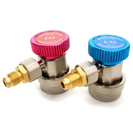 

XtremepowerUS 1/4 Auto HVAC R134A Gas Quick Coupler Adapter SAE 2PC