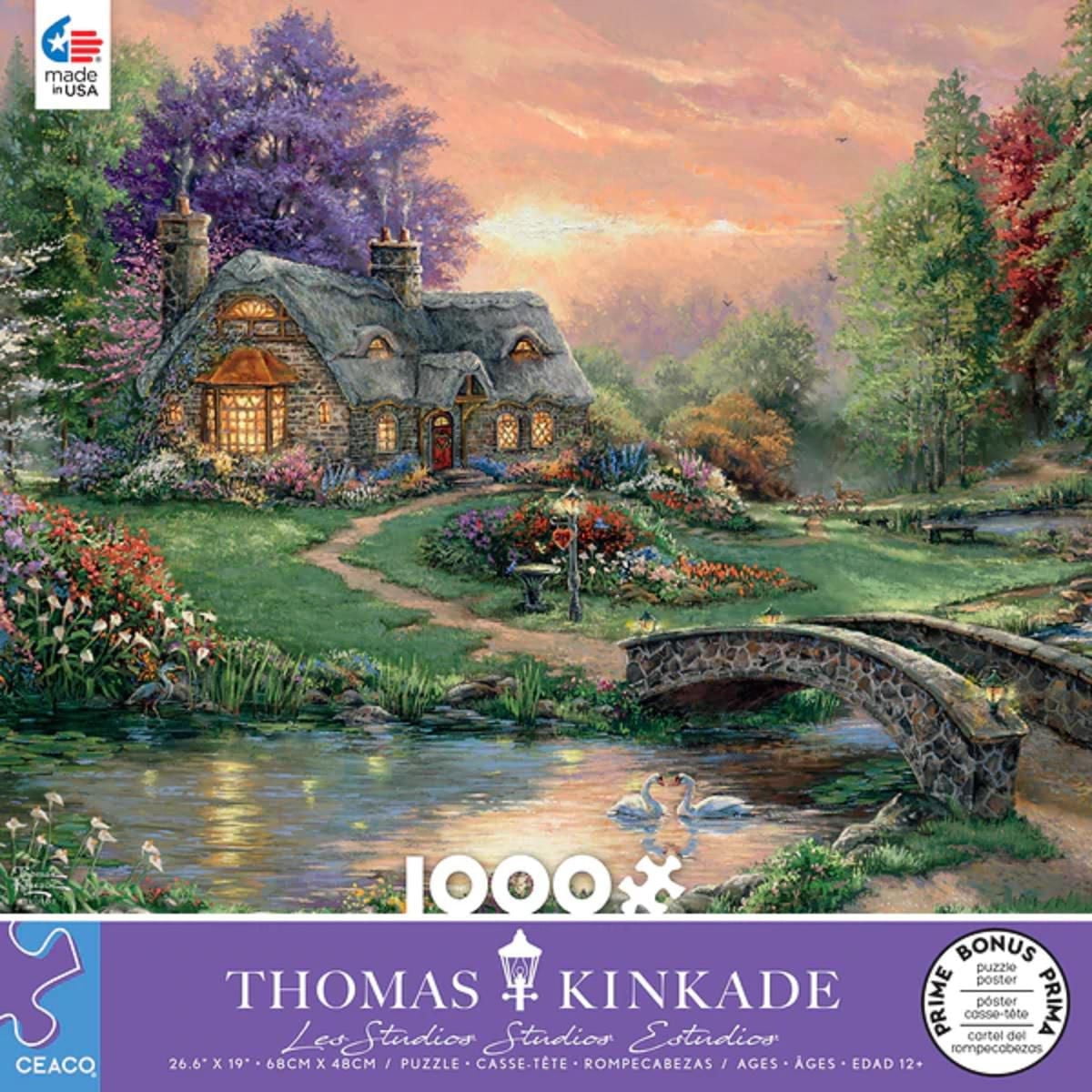 1000 PC Thomas Kinkade battre en retraite