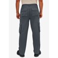 thumbnail image 3 of Boulder Creek by KingSize Men's Big & Tall Ranger Side-Elastic Stacked Cargo Pocket Pants, 3 of 5