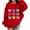 Rouge, variante sur Chandail en Molleton Imprimé Cœur pour Filles, Coupe Ample Col Rond Manches Longues avec Design Amour, Chemise Décontractée en Coton Doux pour Filles Tout-Petits, Plusieurs Couleurs Disponibles pour Usage Quotidien Blanc