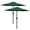 Green, variant on RONG-3 Outdoor Patio Umbrella Table Market Umbrella with Push Button Tilt and Crank, UV Protection Waterproof for Garden, Lawn, Deck, Backyard, Pool