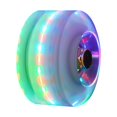 thumbnail image 1 of Roues de Patinage Rondes à LED Quadruple Lumineuses Réduisant la Friction Accessoires de Patinage à Double Rangée Brillants pour Extérieur Bleu/vert, 1 of 6