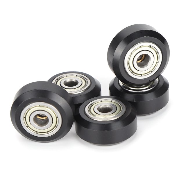 5Pcs POM Pulleys with Wear Resistance, High Compatibility, and Lubricated Installation, for Improving Print Quality and Efficiency in DIY 3D Printers