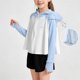 thumbnail image 1 of Chaquetas y abrigos casuales con capucha de manga larga para niños Chaqueta de protección solar con cremallera de manga larga para niños Ropa de protección solar para exteriores para niños de tallas m, 1 of 9