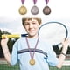thumbnail image 5 of Medallas, medallas para niños, medallas de fundición, medallas de ganadores, medallas de ganadores con cinta, medallas de oro, plata y bronce de 5 cm de diámetro, 3 piezas, 5 of 5