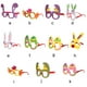 thumbnail image 3 of Gafas con purpurina de dibujos animados de Pascua Qarigey Tipo 3 NO3, 3 of 6