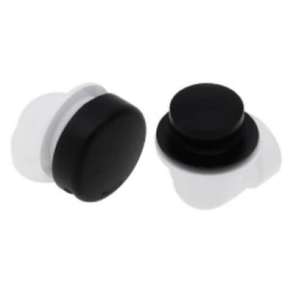 Foot Actuated Tub Drain & Overflow Kit, Matte Black - Innovator 901-FA-PVC - No Tools Needed, Leak Proof, Wrought Iron Construction