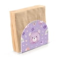 thumbnail image 2 of Teddy Bear with Rainbows Flowers Napkin Holder for Table Clear Napkin Stand Paper Holder Acrylic Organizer Dispenser Napkins for Dinner Kitchen Restaurant Room, 2 of 8