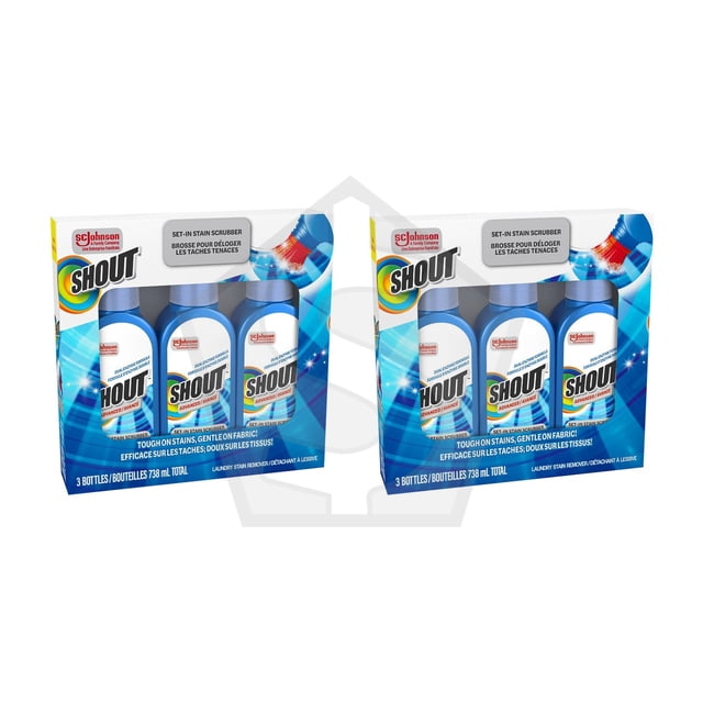 Shout Brosse Gel Détachante Avancée - Lot de 2