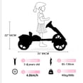 thumbnail image 3 of Xlluproid 12V Kids Electric Go Kart,Foldable Ride On Toy with Adjustable Seat,Music,Lights & EVA Wheels for Boys Girls Ages 3-6,Blue, 3 of 12