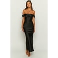 thumbnail image 3 of Ella Black Off Shoulder Formal Maxi Dress-S-Black, 3 of 5