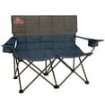 thumbnail image 1 of Kelty Loveseat Silla de camping – Silla plegable doble para festivales, camping y días de playa, sombra oscura/azul marino, 1 of 5