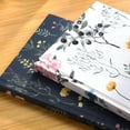 thumbnail image 6 of Floral Journal, Hardcover Notebook, A5, 6x8, Ruled, Lay-flat, Linen, Writing Journal, White, 6 of 6