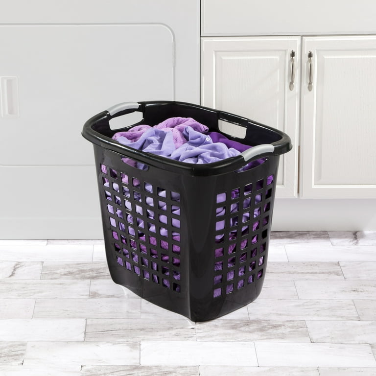 45L round plastic laundry basket