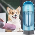 thumbnail image 2 of Botellas de agua para perros, botellas de agua para perros portátiles, botellas de agua para mascotas multifuncionales para perros y gatos (azul - 300ml) Zefei Wu 9024735027973, 2 of 5